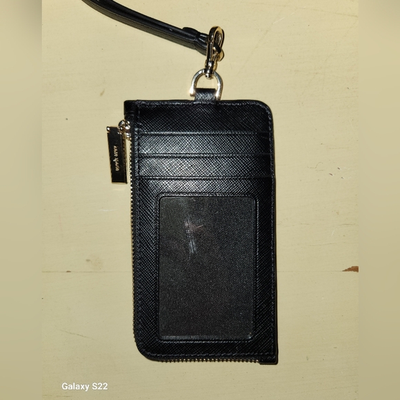 Kate Spade Black Leather Key & Card Holder - Picture 2 of 4